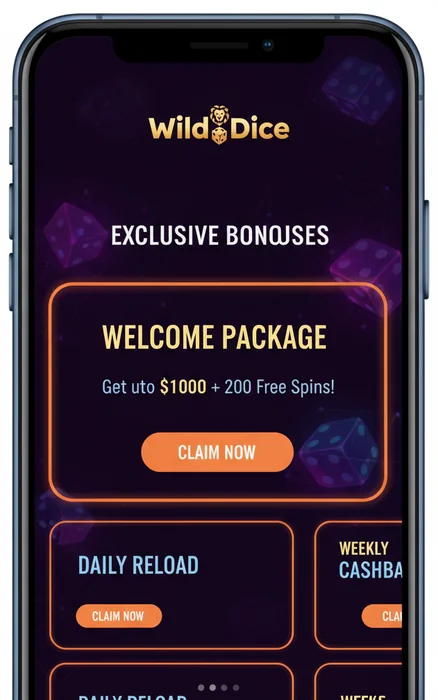 Wild Dice Casino Bonus